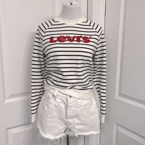 Levi’s Logo Striped Sweater